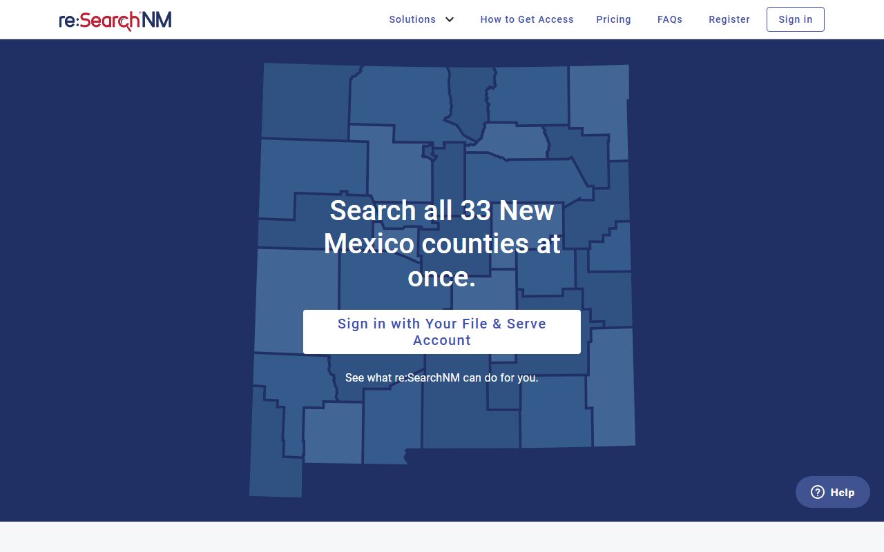 San Miguel County court records reSearchNM portal